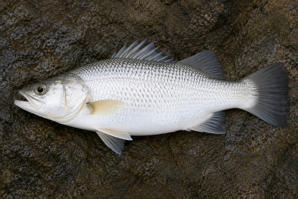 Ikan kakap putih hidup di perairan payau dengan lingkungan yang mendukung pertumbuhan dan budidayanya.