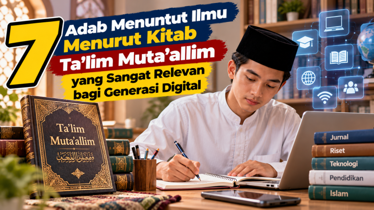 7 Adab Menuntut Ilmu Menurut Kitab Ta’lim Muta’allim yang Sangat Relevan bagi Generasi Digital
